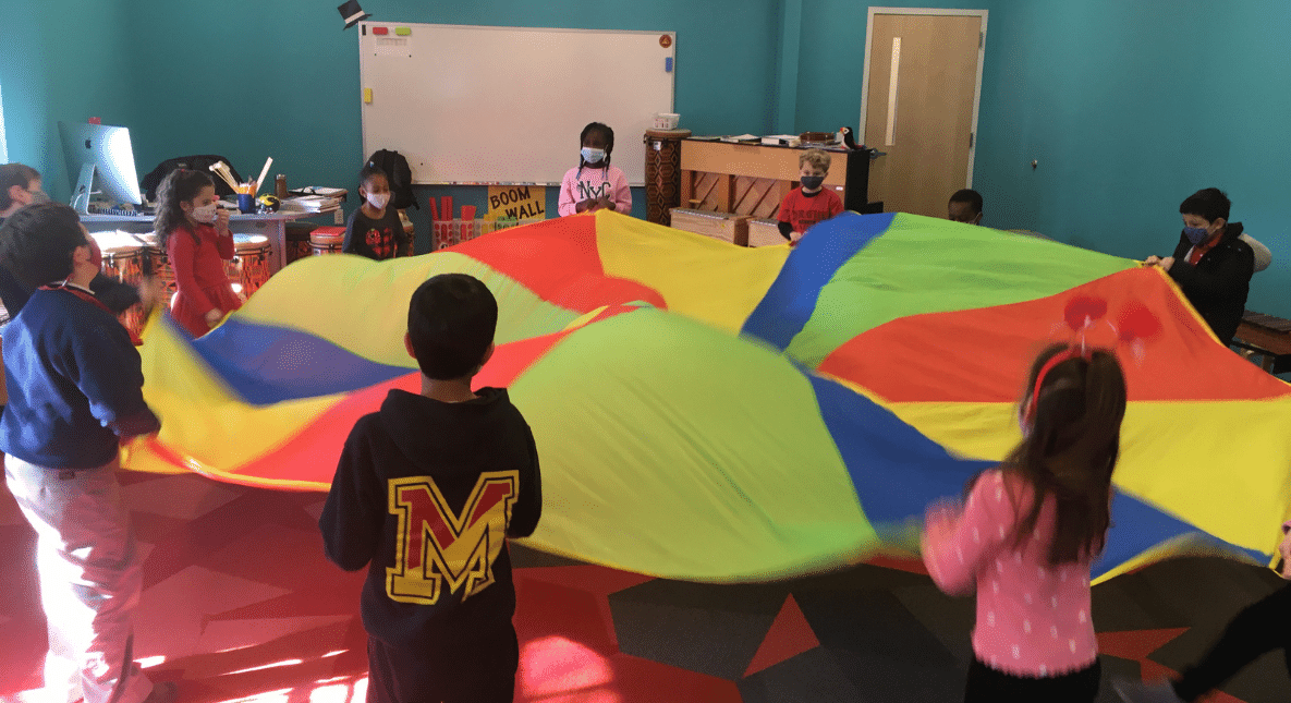 Second Grade Moves to the Music